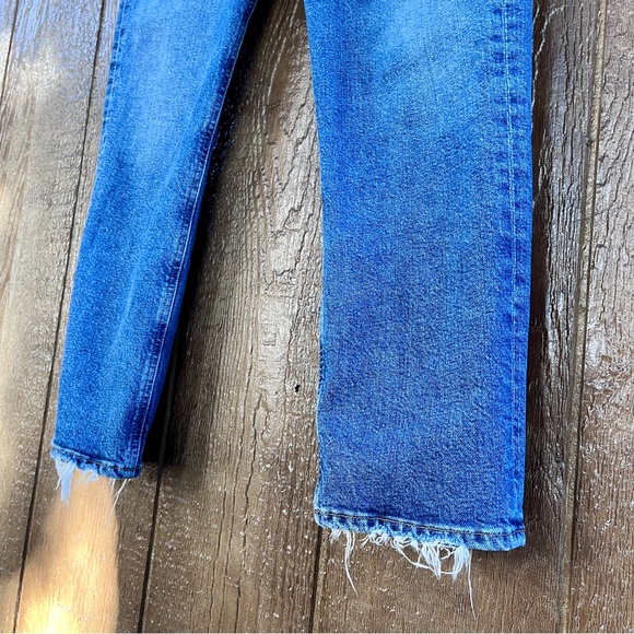 Agolde Riley High Rise Straight Crop Jeans Size 30 - Picture 6 of 11